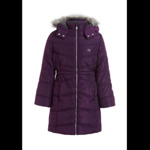 Calvin Klein Girl's hooded Jacket size 7